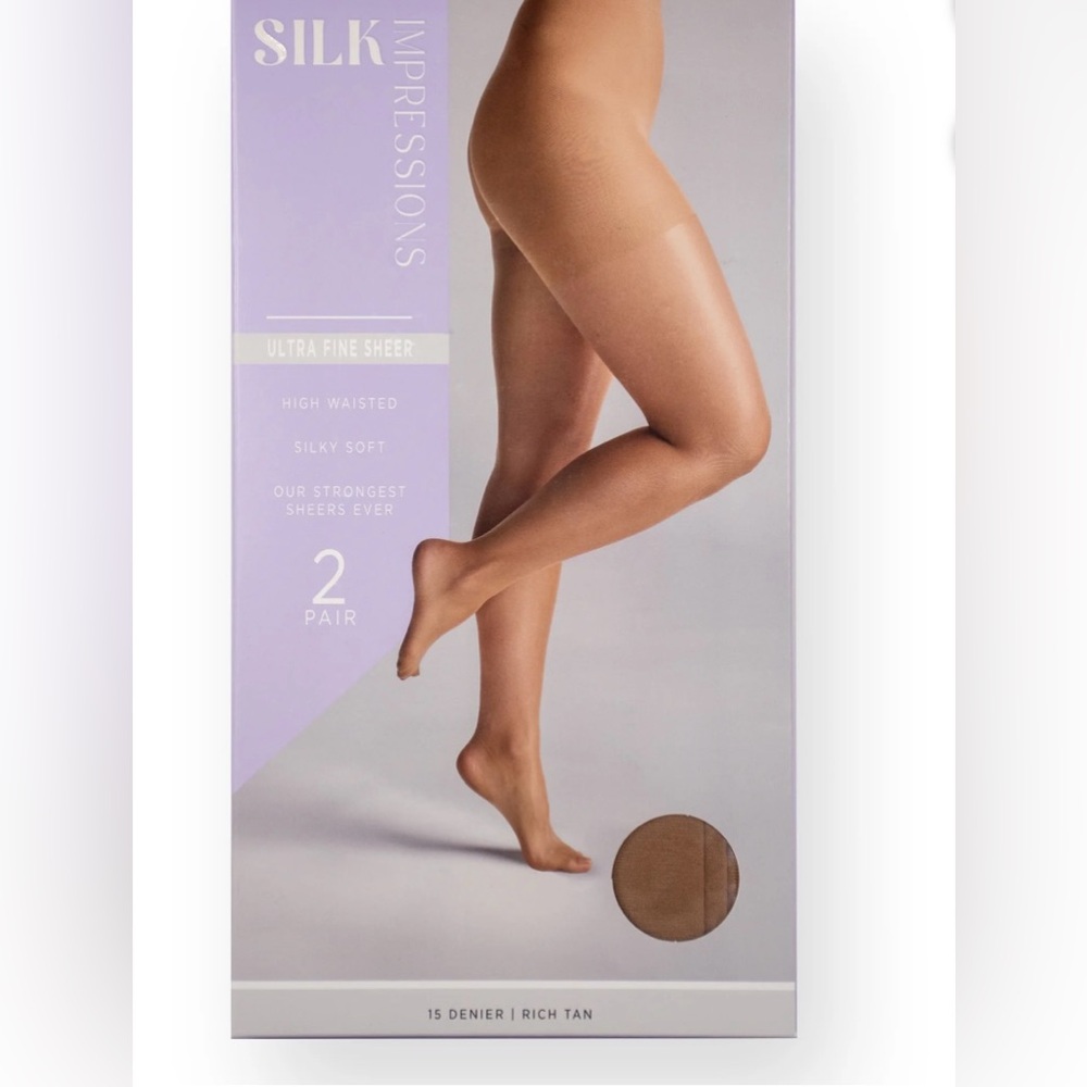 Silk Impressions Ultra Fine‎ Sheer Tights! Size XXXL! New in original packaging!